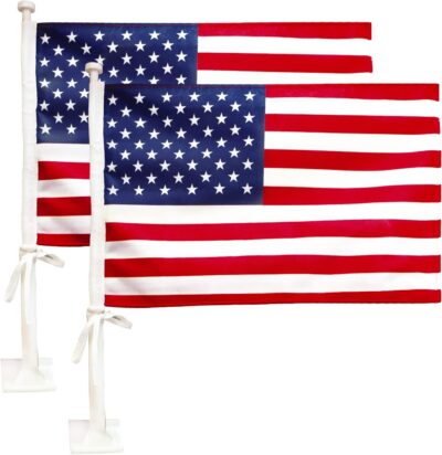 American Car Window Flags