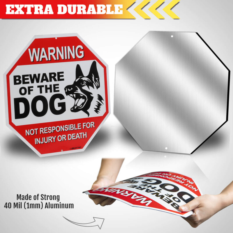 Beware of The Dog Sign