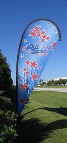 Custom Teardrop Feather Flags photo review