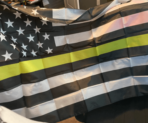 Fly Breeze 3x5 Foot Thin Yellow Line USA Flag photo review