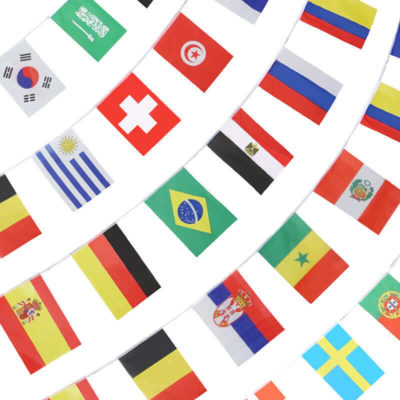 world cup flag string