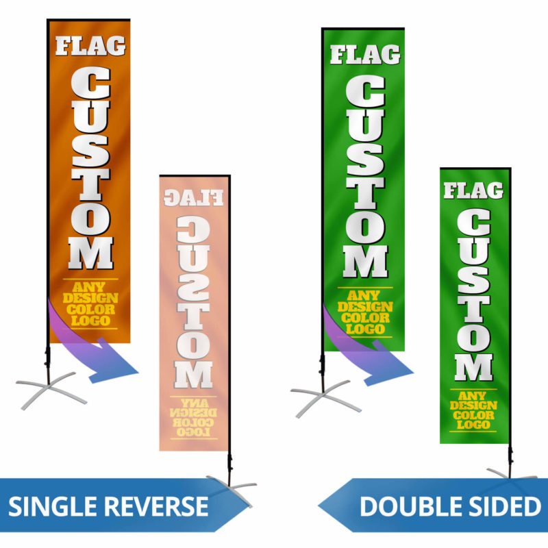 custom rectangle flags
