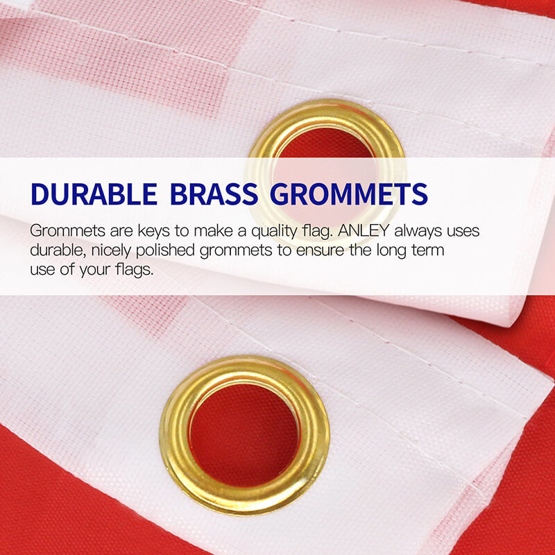 Flag Brass Grommets