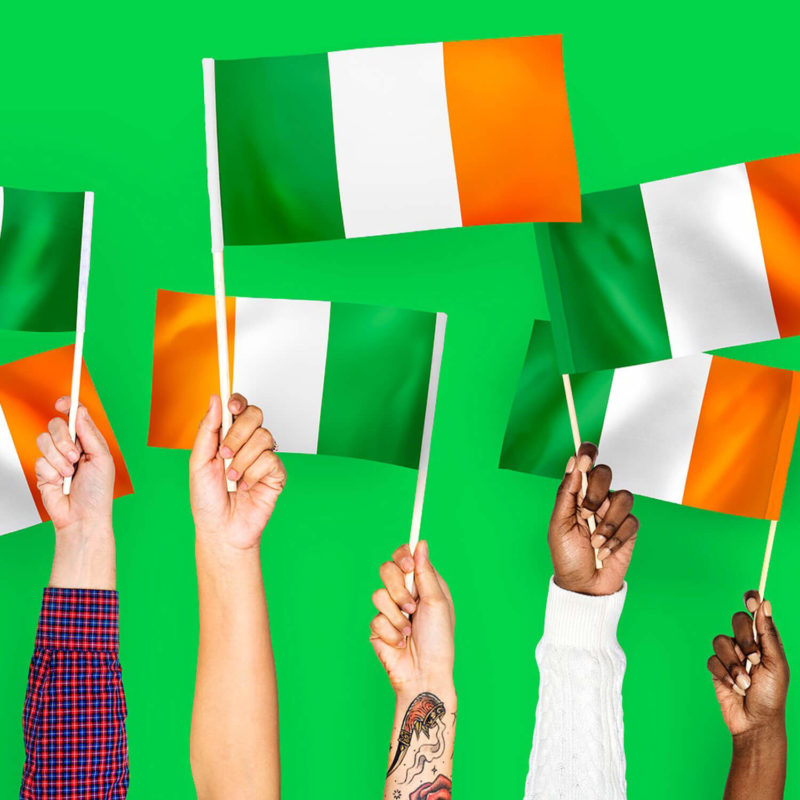 Ireland Stick Flags 5x8 Inch (Pack of 12) - Image 7