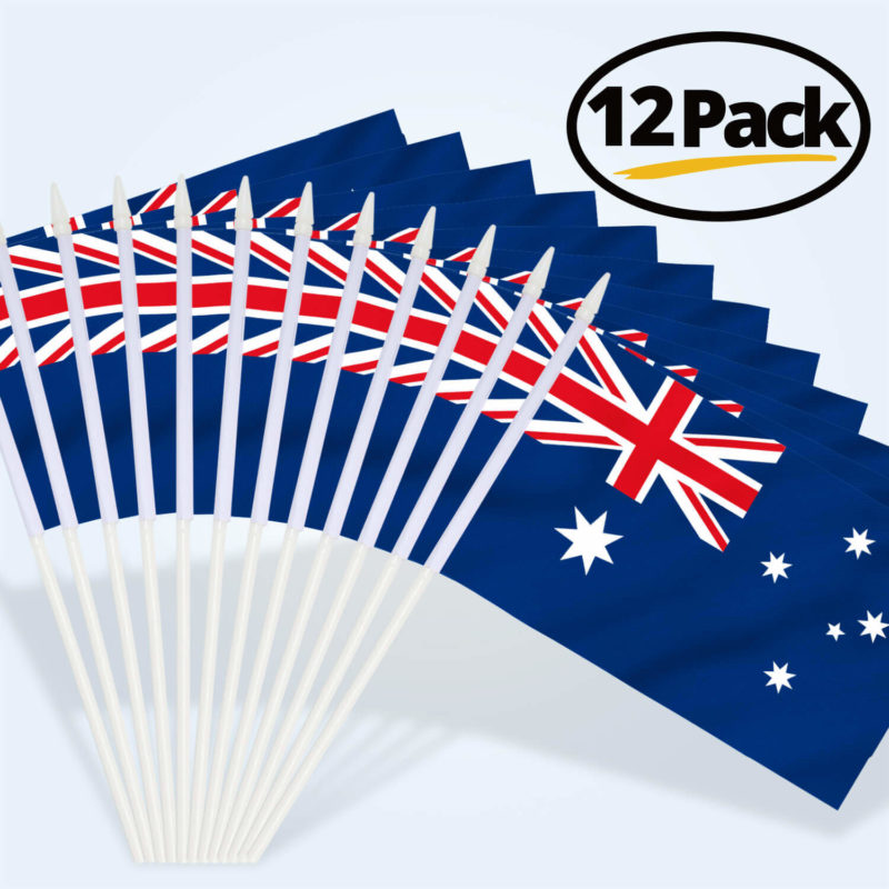 Australia Stick Flags 5x8 Inch (Pack of 12) - Image 6