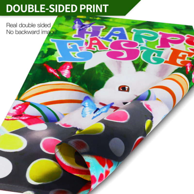 easter bunny flag print