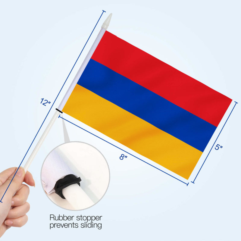 Armenian Stick Flags 5x8 Inch (Pack of 12) - Image 4