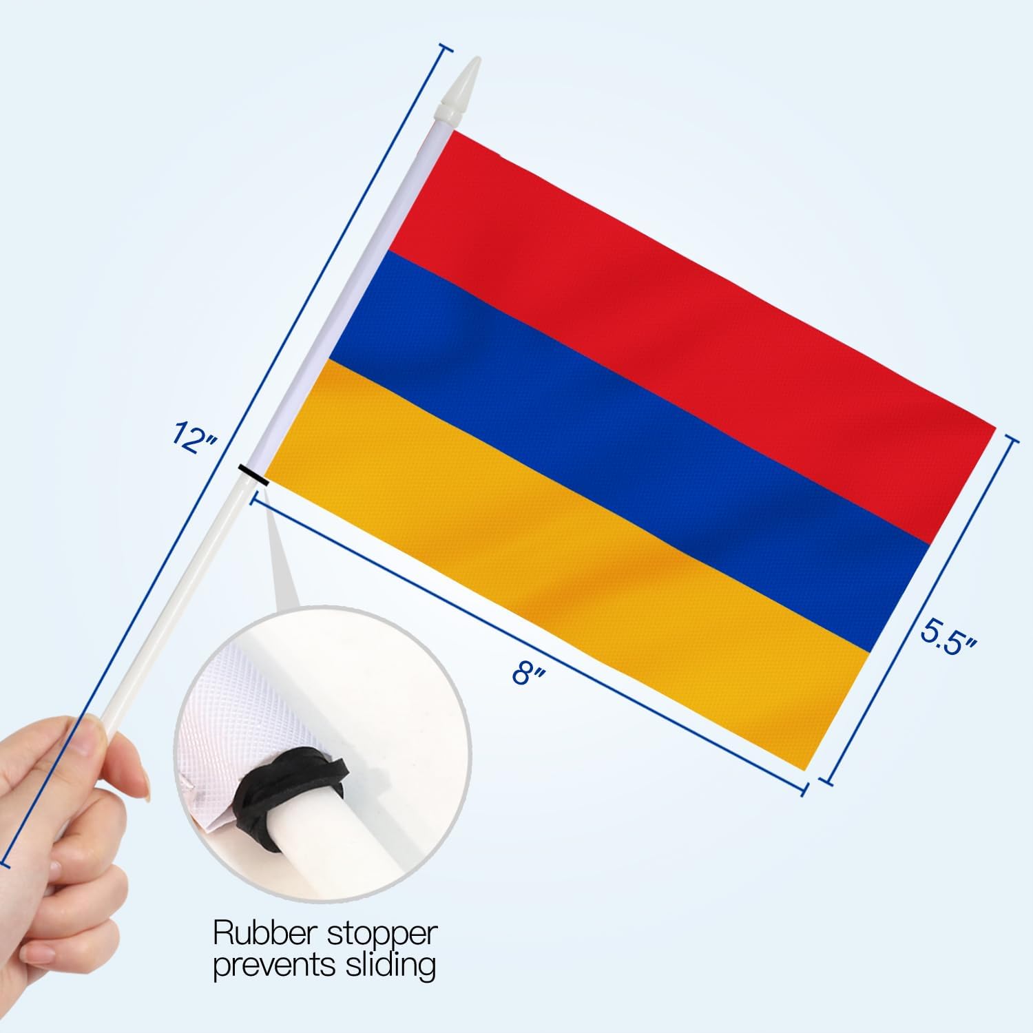 Armenian Stick Flag