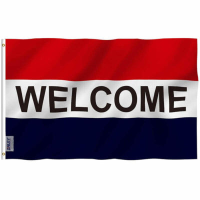 Fly Breeze 3x5 Foot Ceremonial Welcome Flag