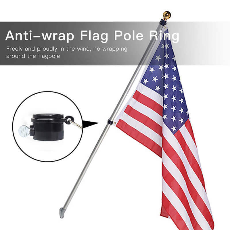 Flag Pole Mounting Ring Clip Anley Flags