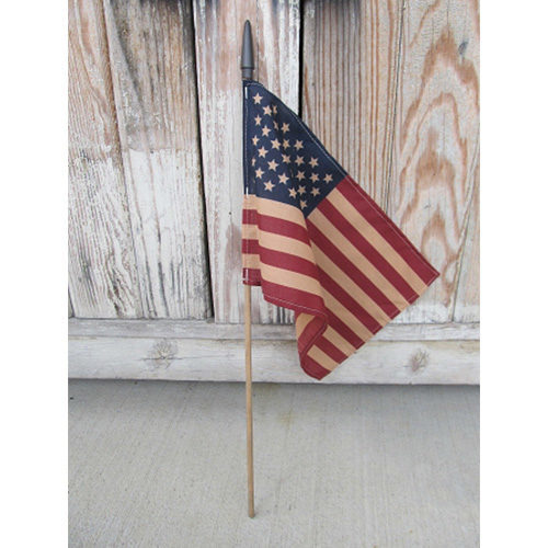 American USA 30" Long Wooden Stick Flags (Gravemarker) - 12x18 Inch (Pack of 12) photo review