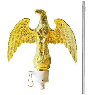 7.5Ft Telescopic Eagle Finial Flagpole