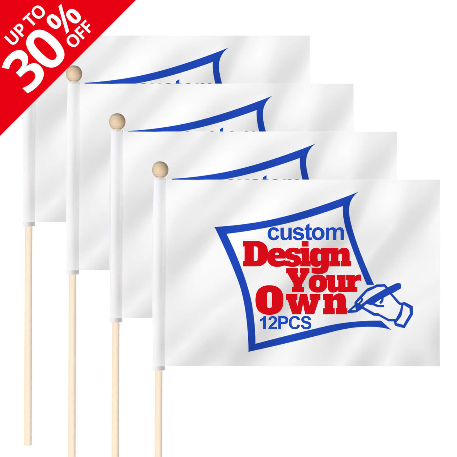 Custom Handheld Stick Flag For Sale Anley Flags custom-handheld-stick-flag-for-sale-anley-flags