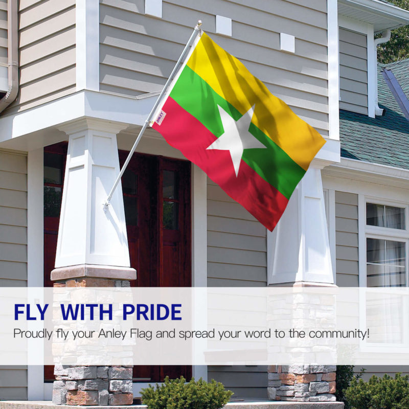 Fly Breeze 3x5 Foot Myanmar Flag - Image 2