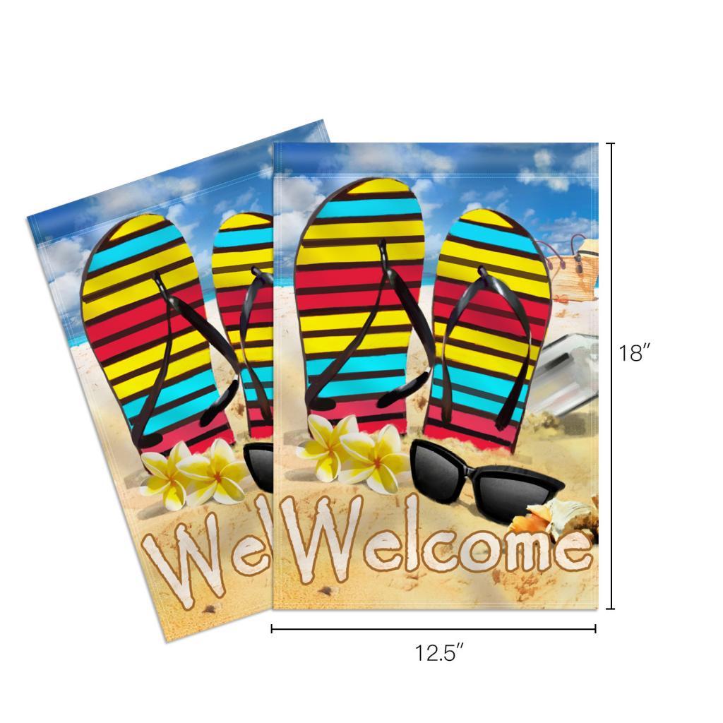 Custom Garden Flag size