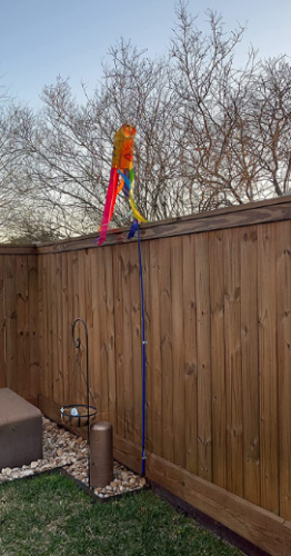 10Ft Telescopic Flagpole-Blue photo review