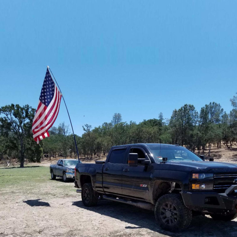10Ft Telescopic Flagpole-Blue - Image 8