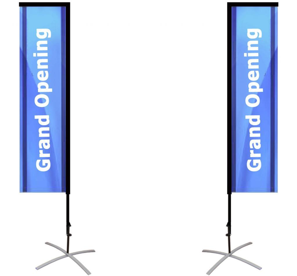 custom rectangle flag double side
