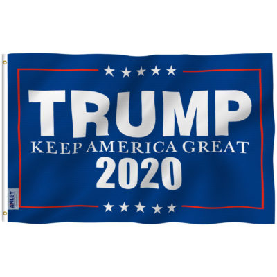 Trump 2020 Re-Election Flag 3x5" TANK Keep America Great Donald President LO