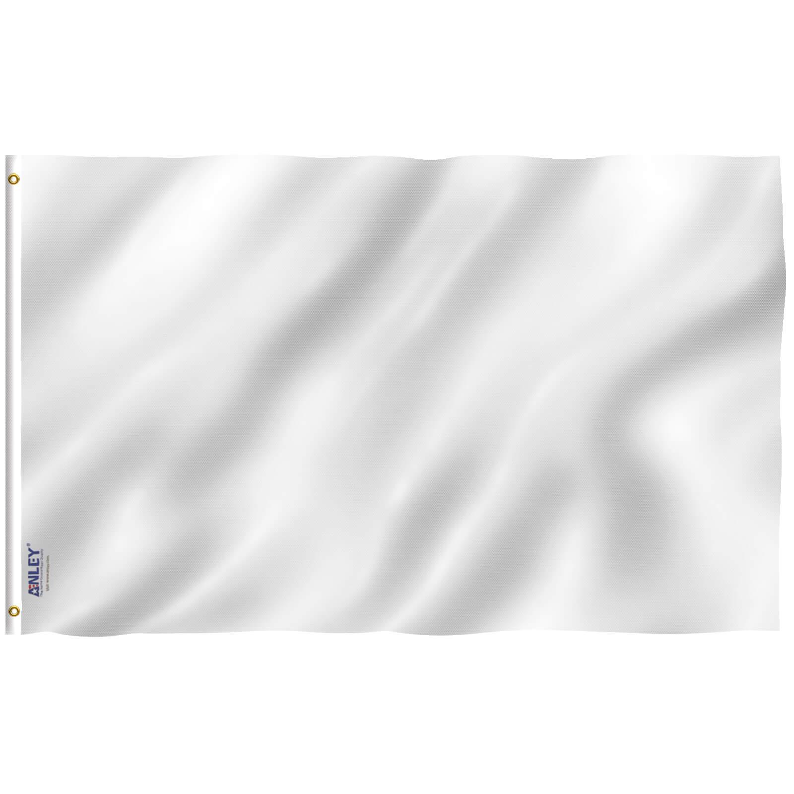 WHITE Solid Color Flag 3X5 Polyester 