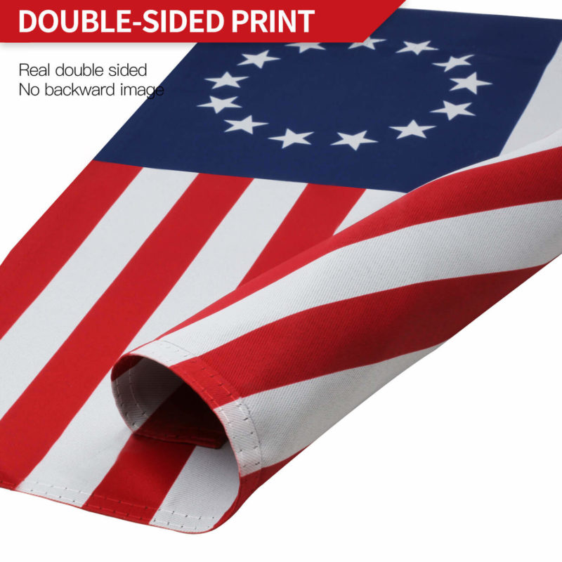 USA Betsy Ross Garden Flag 18 x 12.5 Inch - Image 4