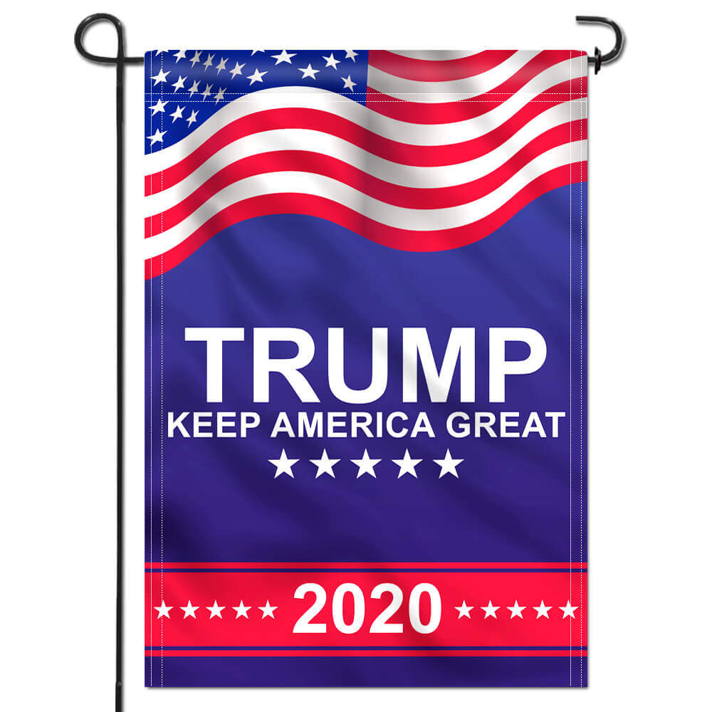 Trump 2020 Keep America Great No Include Flag Pole 12 x 18 inch Wenasi Donald Trump Flag Outdoor Funny Decorative Yard Flags for Garden Yard Lawn 