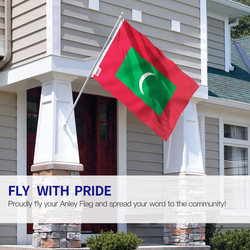 Fly Breeze 3x5 Foot Maldives Flag - Image 2