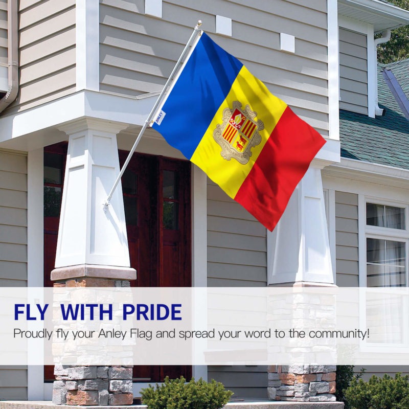 Fly Breeze 3x5 Foot Andorra Flag - Image 2
