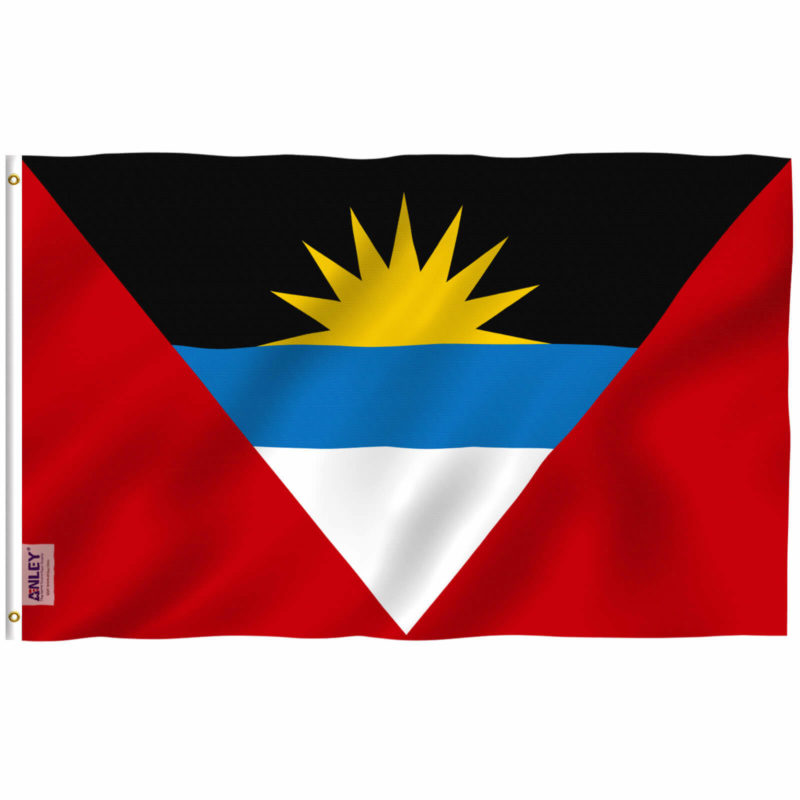 Fly Breeze 3x5 Foot Antigua and Barbuda Flag