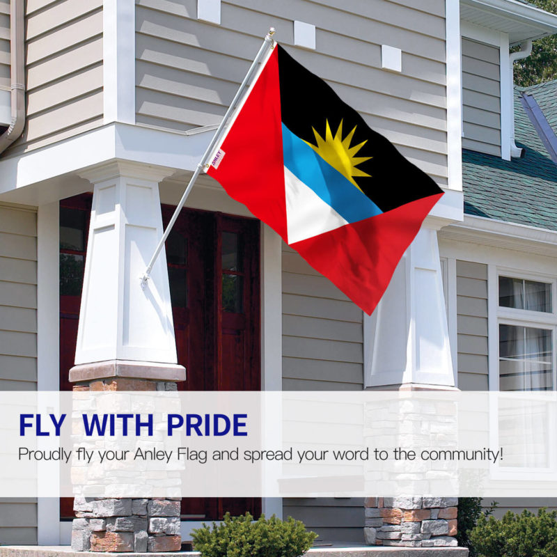Fly Breeze 3x5 Foot Antigua and Barbuda Flag - Image 2