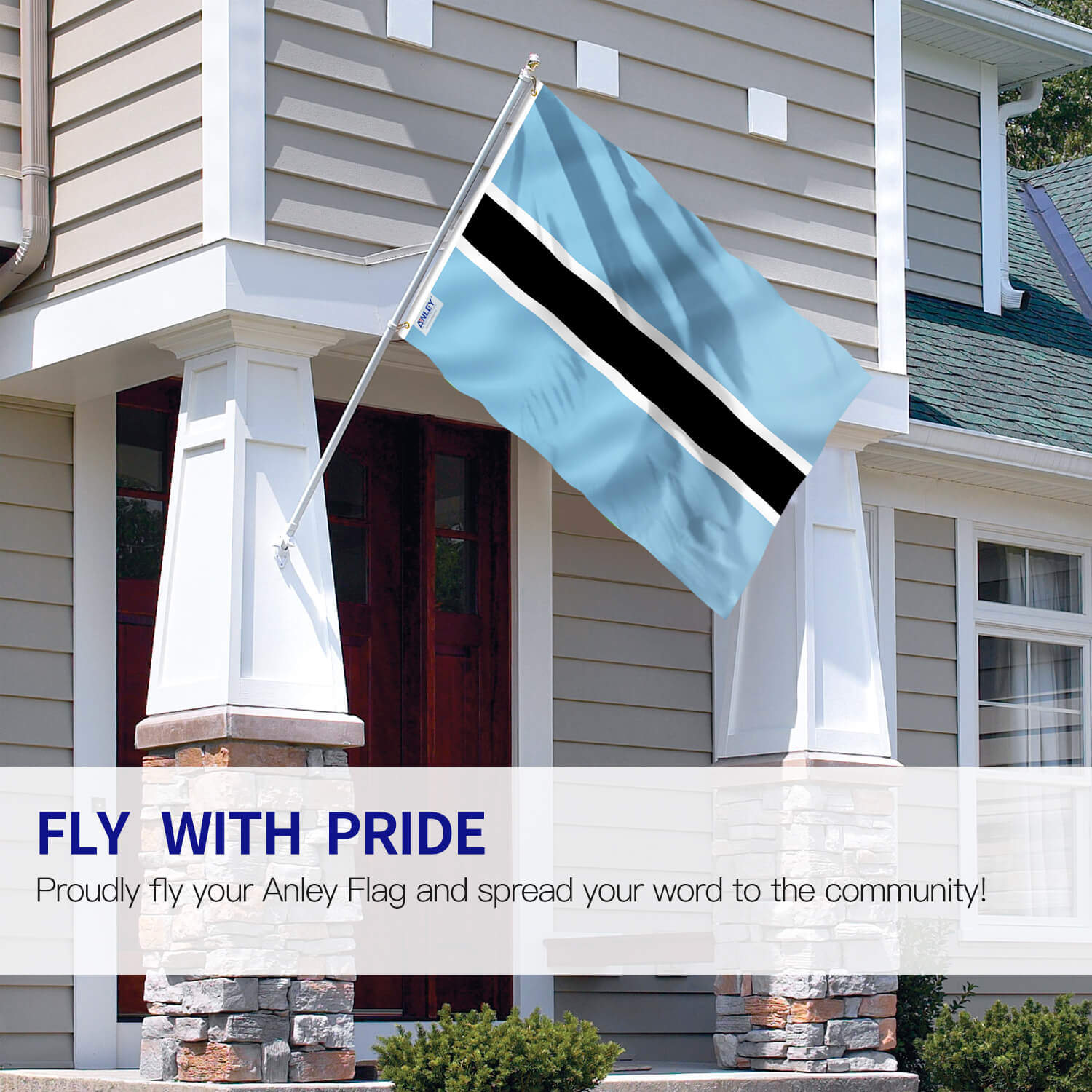 Fly Breeze 3x5 Foot Botswana Flag - Image 2