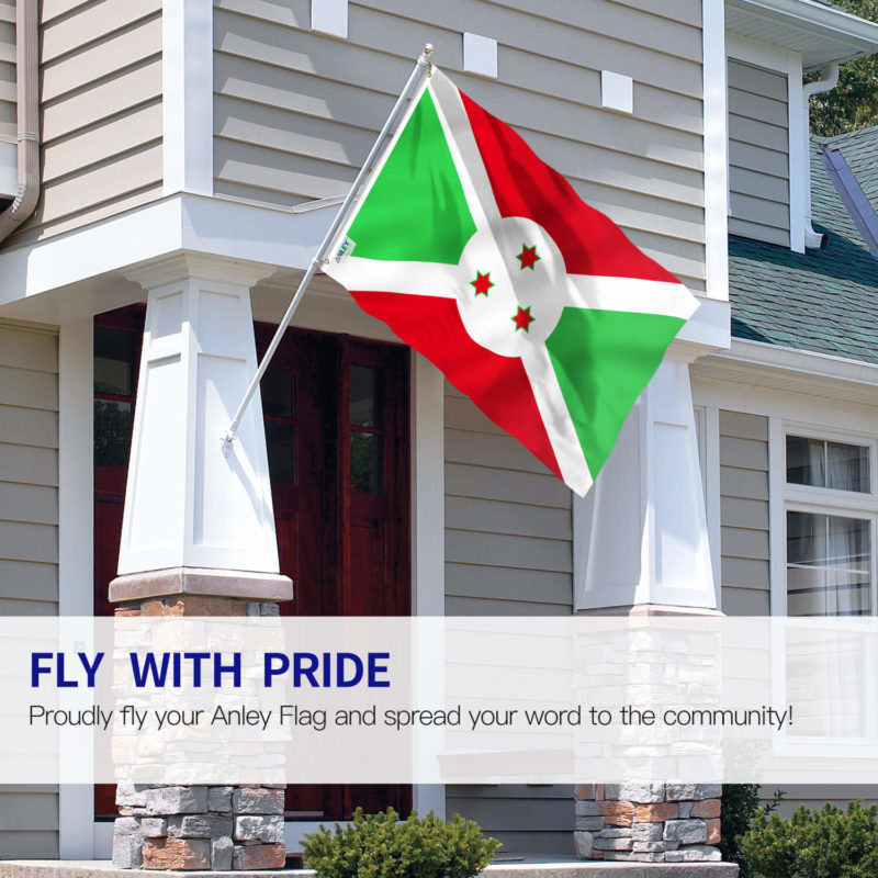 Fly Breeze 3x5 Foot Burundi Flag - Image 2