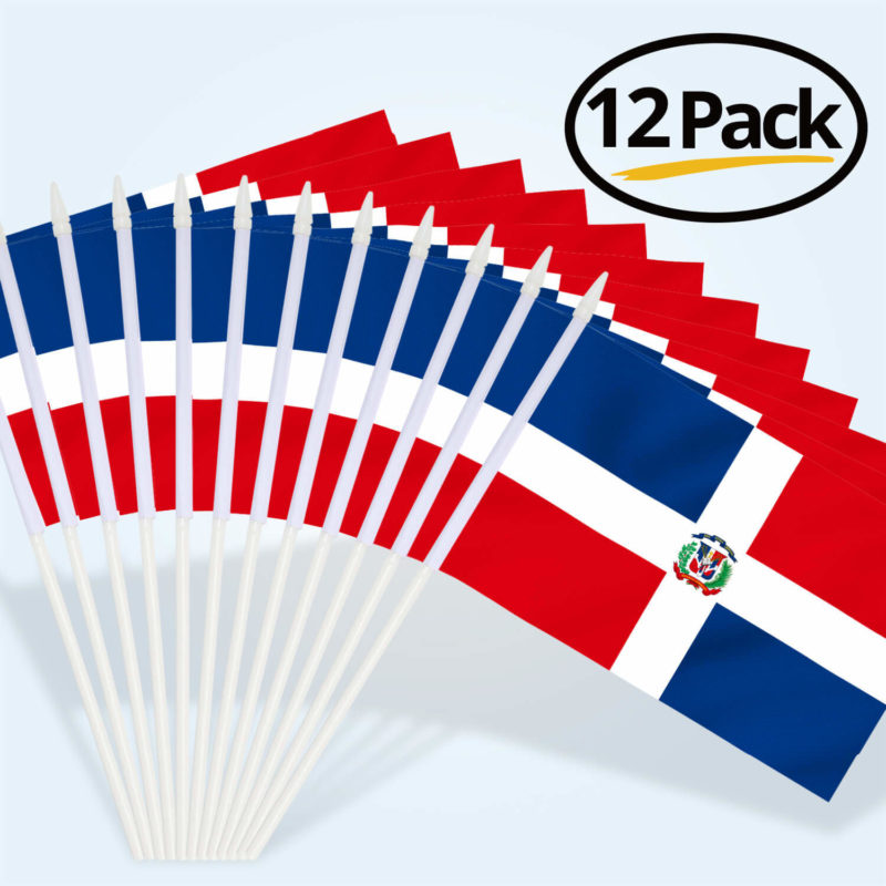 Dominica Stick Flags 5x8 Inch (pack of 12) - Image 6