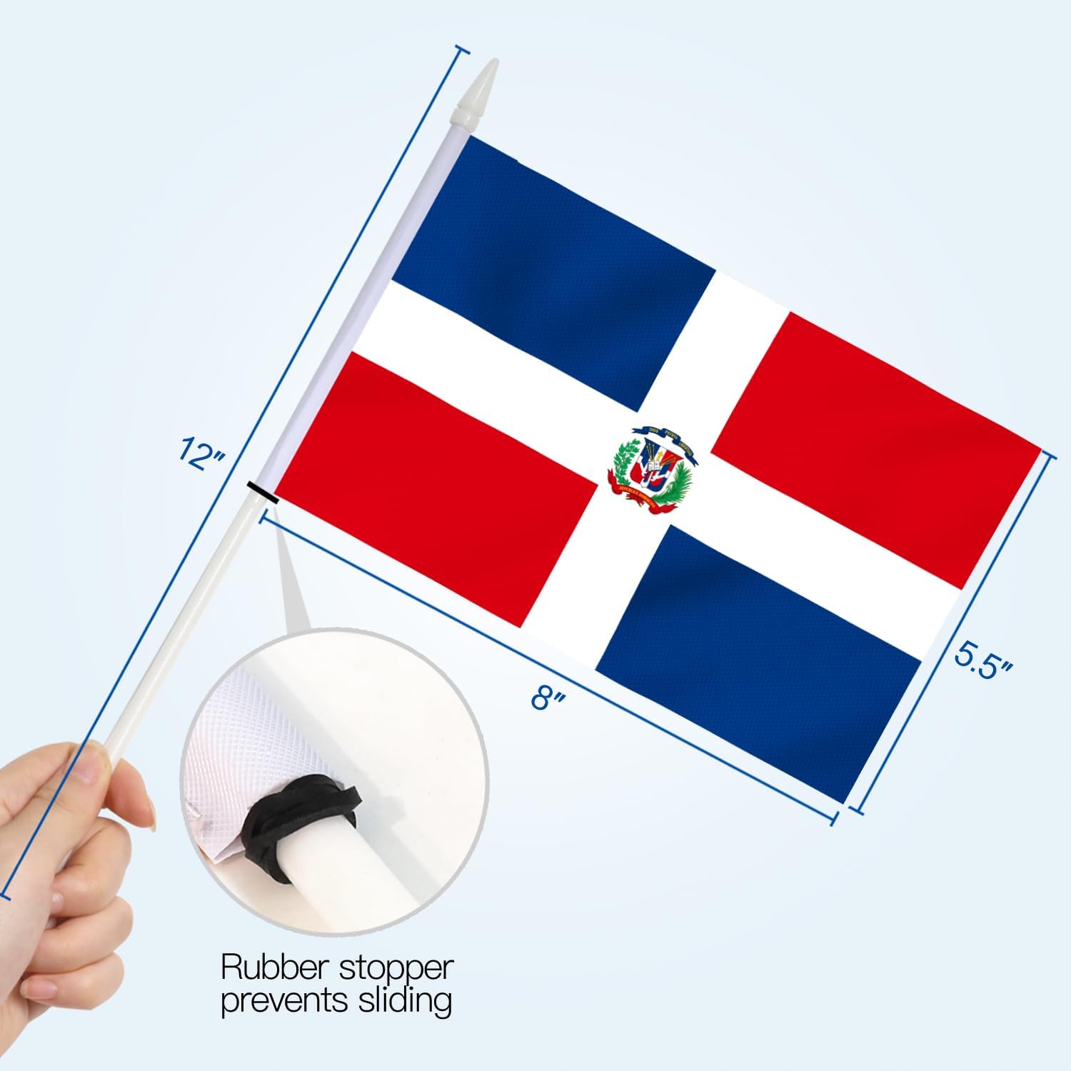 Dominica Stick Flag
