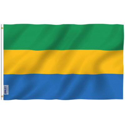 Fly Breeze 3x5 Foot Gabon Flag