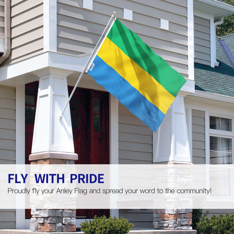 Fly Breeze 3x5 Foot Gabon Flag - Image 2