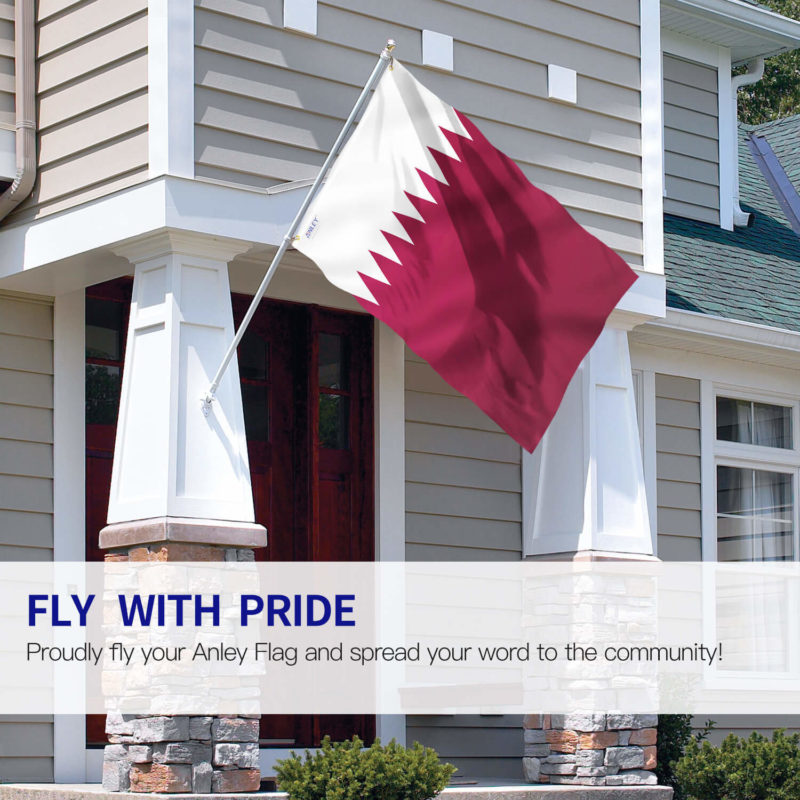 Fly Breeze 3x5 Foot Qatar Flag - Image 2