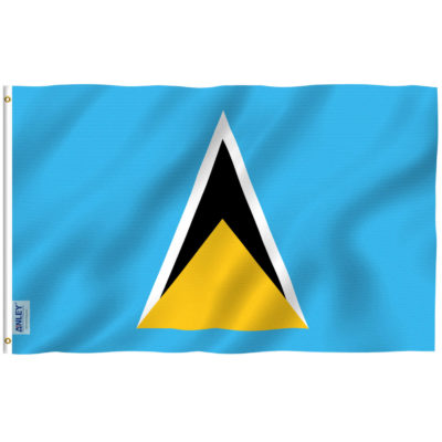 Fly Breeze 3x5 Foot Saint Lucia Flag