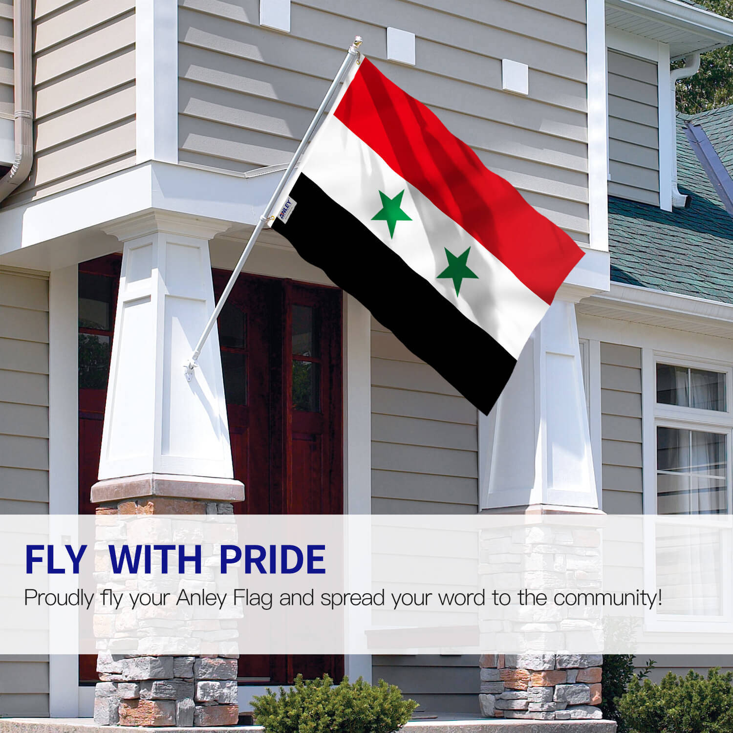 Fly Breeze 3x5 Foot Syria Flag - Anley Flags