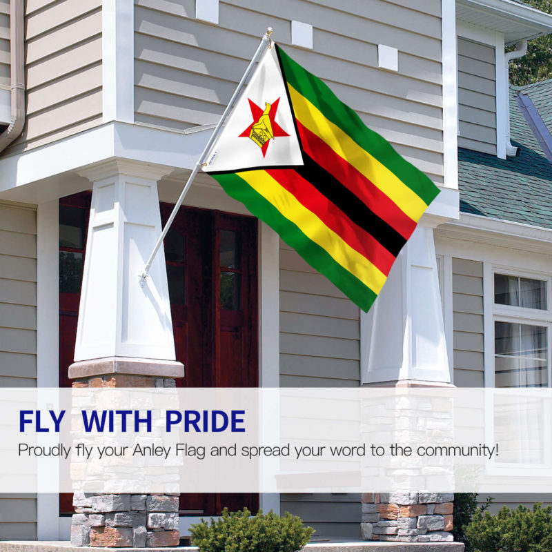 Fly Breeze 3x5 Foot Zimbabwe Flag - Image 2