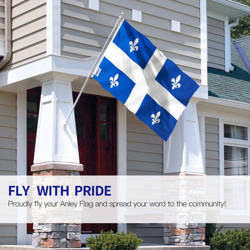 Fly Breeze 3x5 Foot Quebec Flag - Image 2