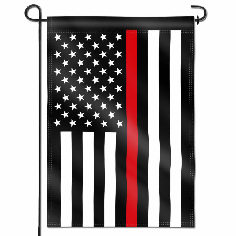 Thin Red Line USA Garden Flag 18 x 12.5 Inch