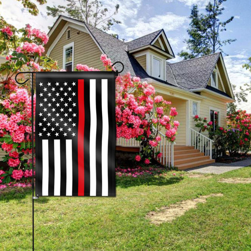 Thin Red Line USA Garden Flag 18 x 12.5 Inch - Image 3