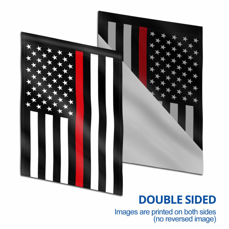 Thin Red Line USA Garden Flag 18 x 12.5 Inch - Image 5