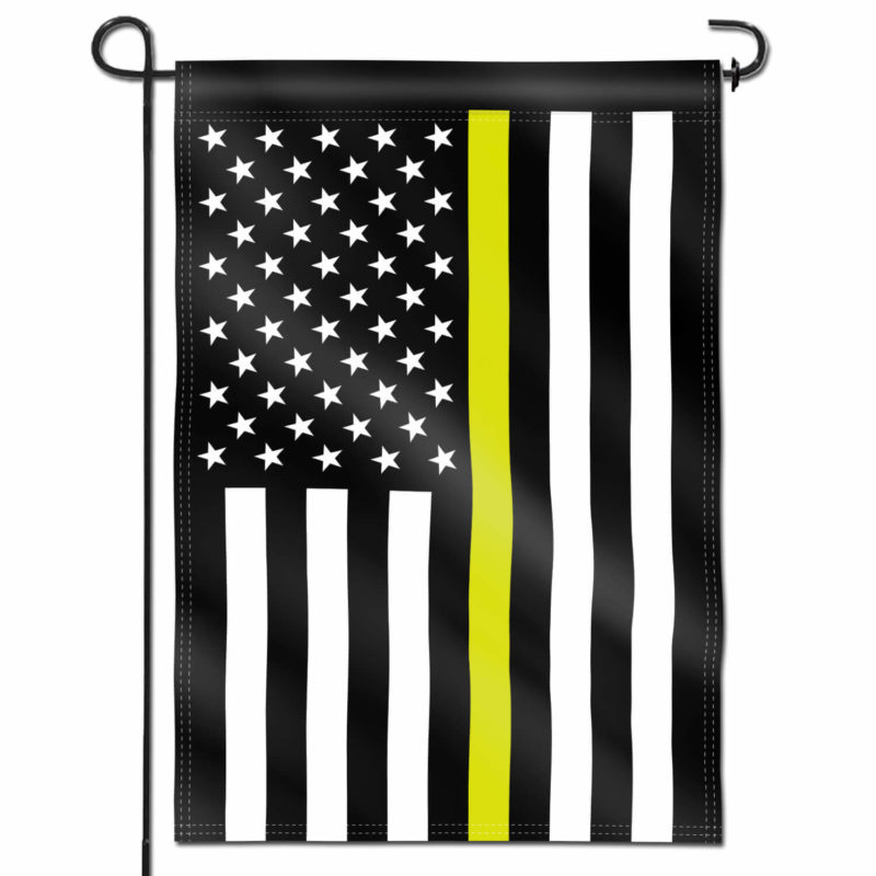 Thin Yellow Line USA Garden Flag 18 x 12.5 Inch
