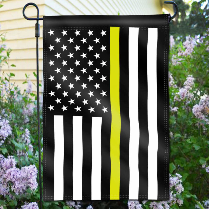 Thin Yellow Line USA Garden Flag 18 x 12.5 Inch - Image 2