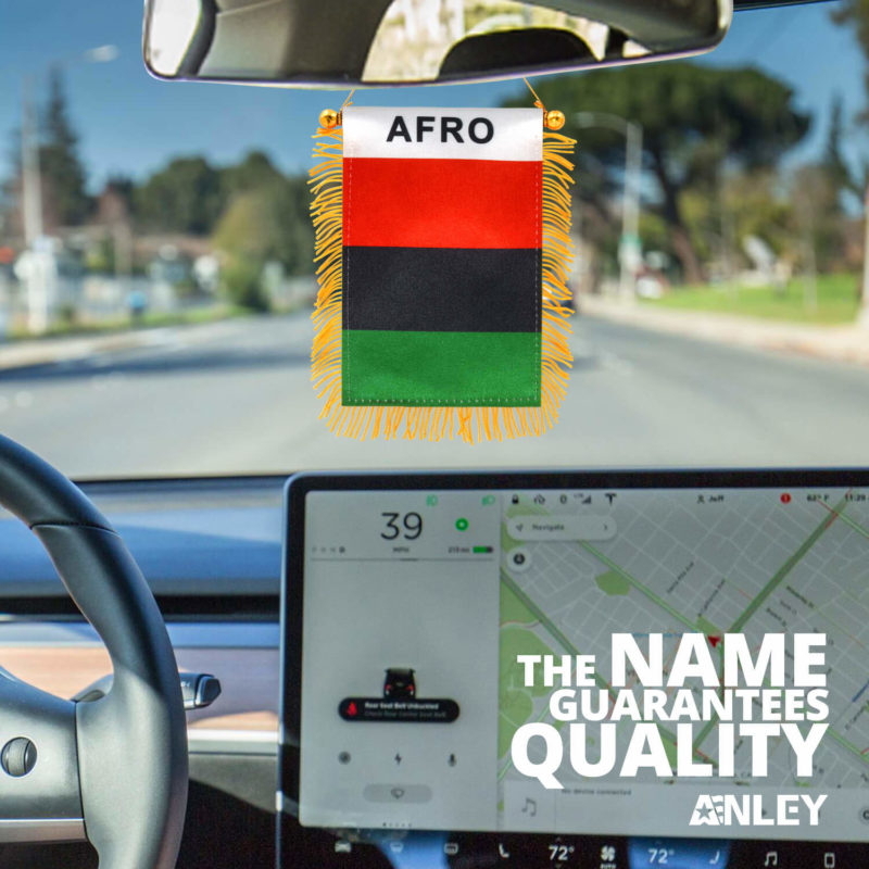 Afro American Window Hanging Flag 4 X 6 Inch - Image 7