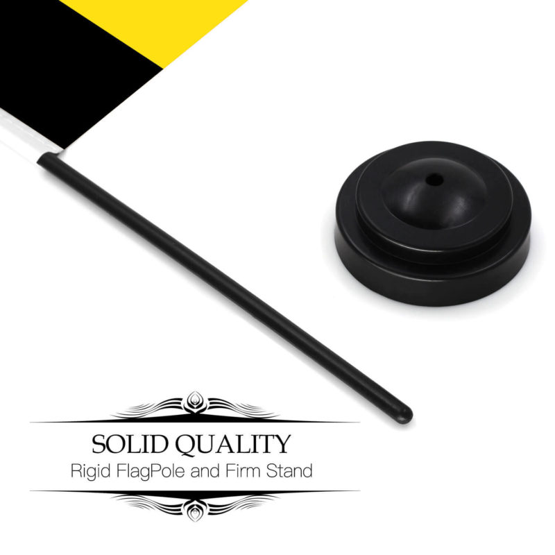 Belgium Deluxe Desk Flag Set - 6 x 4 Inch - Image 6