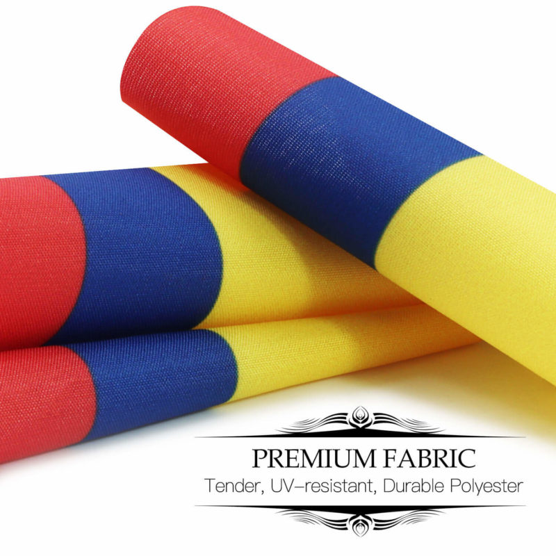 Columbia Deluxe Desk Flag Set - 6 x 4 Inch - Image 5