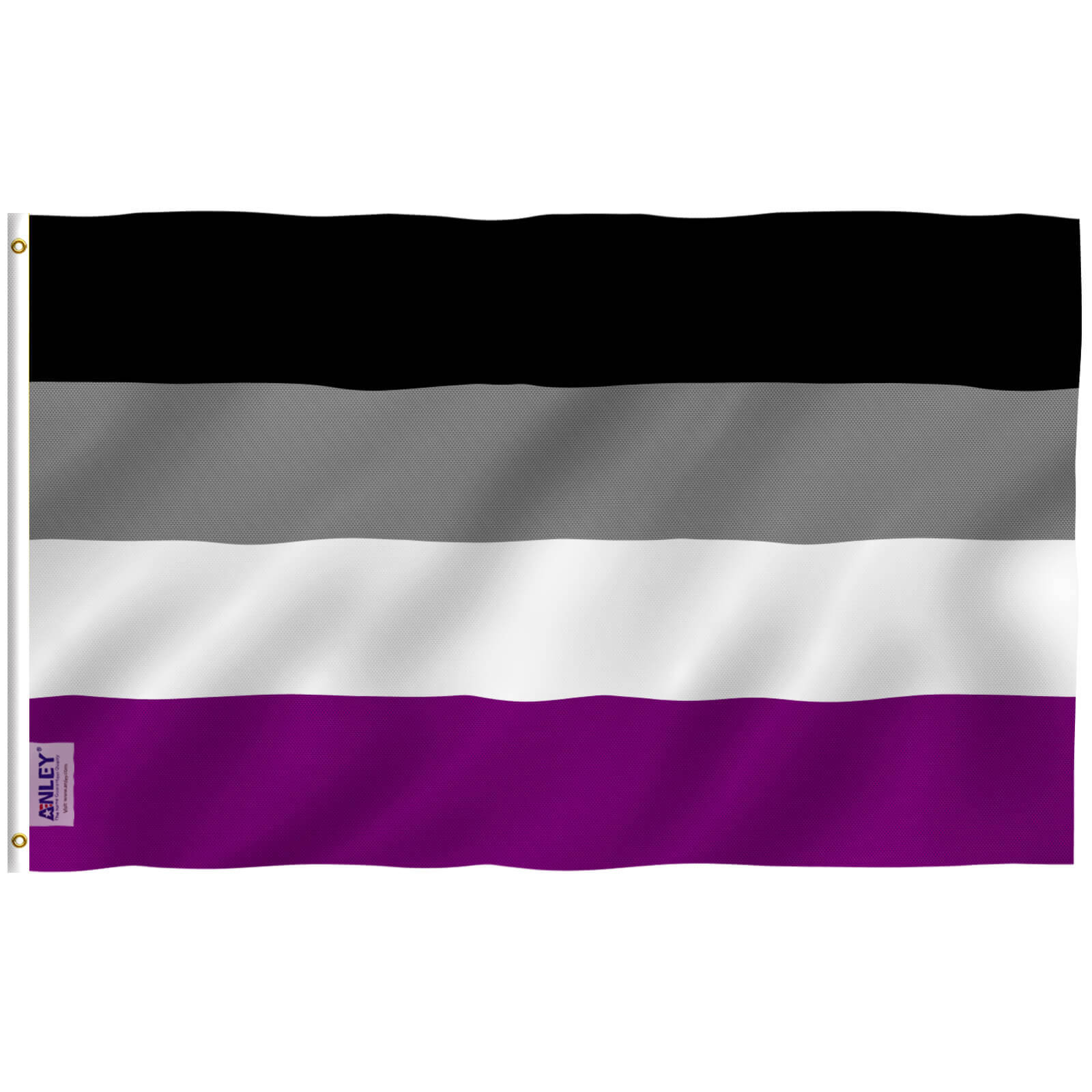 Various Lengths Ace Pride Flag Polyester Bunting Asexual LGBTQ 